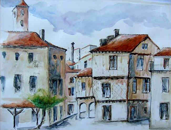 Agen, vieille rue par Jean-Louis Savary