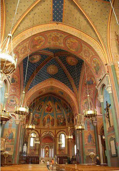 Int&eacute;rieur de la cath&eacute;drale St-Caprais d'Agen