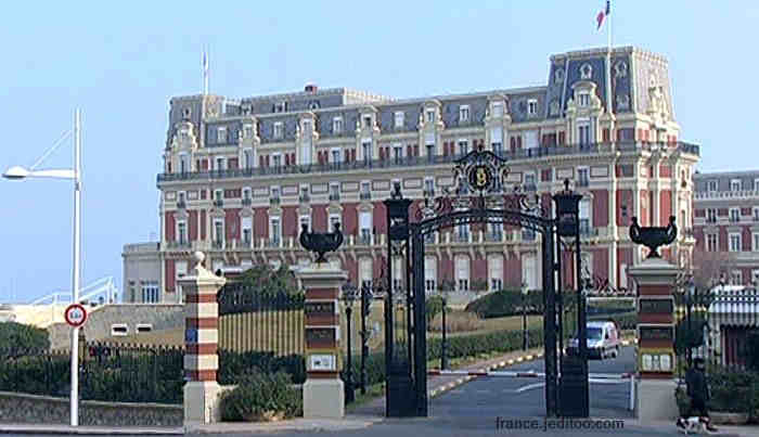 le   grand Hotel Eug&eacute;nie &agrave; Biarritz