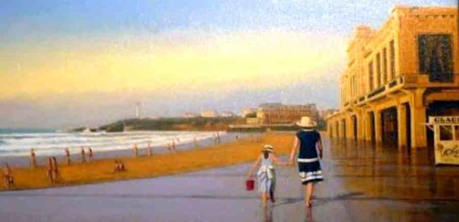 Apr&egrave;s la pluie &agrave; Biarritz par Carlos Cobian Gil-Delagado