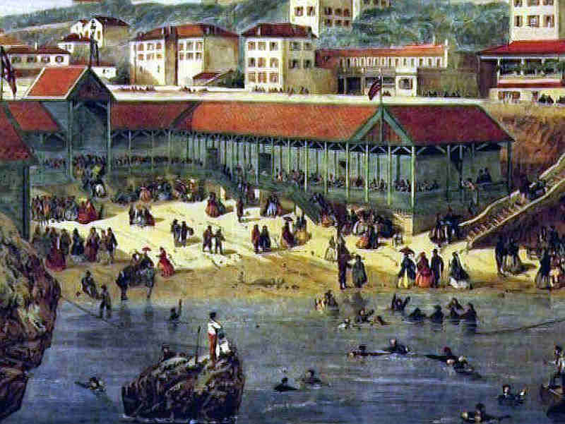 les  bains de mer &agrave; Biarritz  du temps de l'imp&eacute;ratrice  Eug&eacute;nie