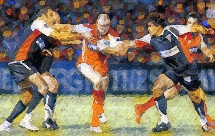 match du Biarritz Olylmpique par Dan Koel