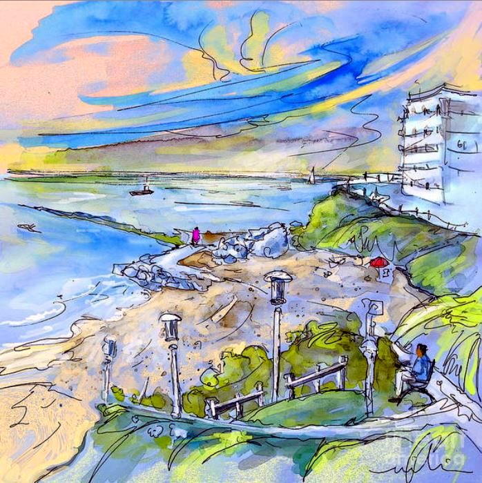 Biarritz, la grande plage par Raphael Toussaint