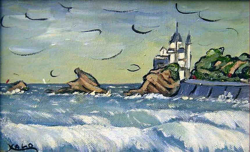 la  villa Belza &agrave; Biarritz  par Xalo