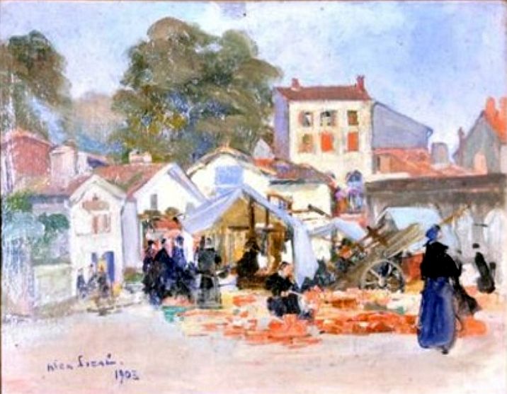 Place de la Fontaine Chaude  &agrave; Dax par Alex Lizal