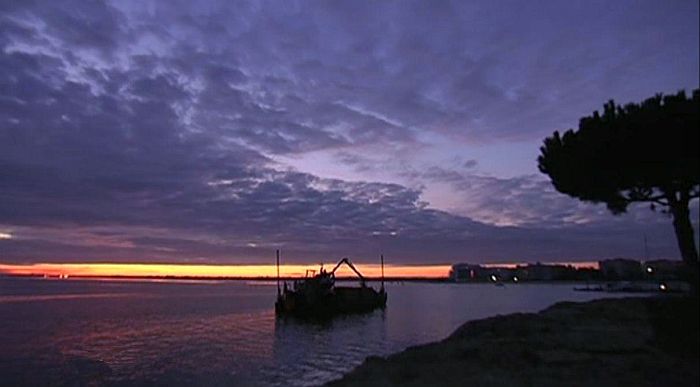 Tomb&eacute;e du jour  sur le bassin d'Arcachon
