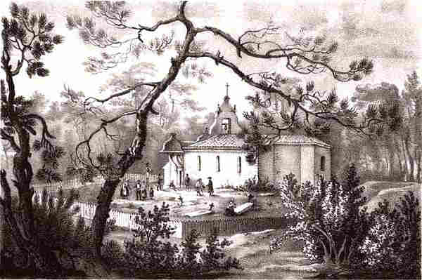 La chapelle des marins, litho 19e