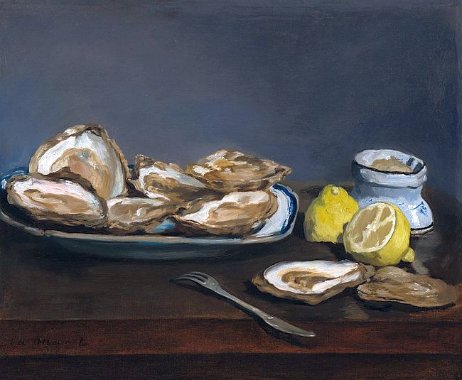 Huitres par Edouard Manet