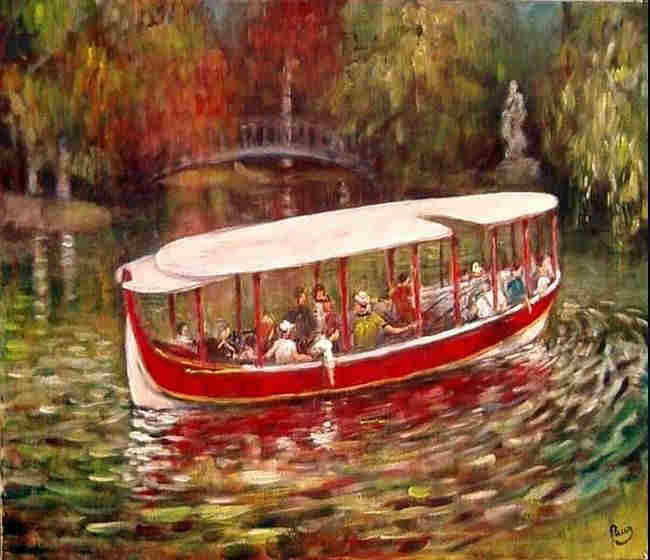 Le bateau du jardin public par Jacques Ruiz