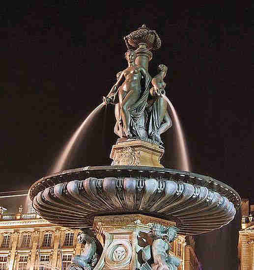 Fontaine des 3  Gr&acirc;ces  Bordeaux