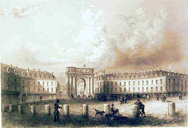 Place et porte de Bourgogne &agrave; Bordeaux par Rouargue
