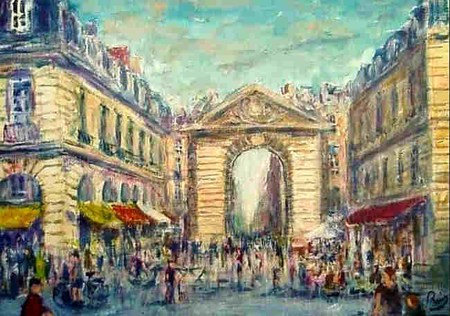 La porte Dijeaux &agrave; Bordeaux par Jacques Ruiz