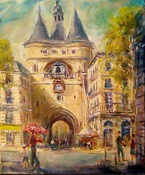 POrte St-Eloi, dite la Grosse Cloche &agrave; Bordeaux, par Jacques Ruiz