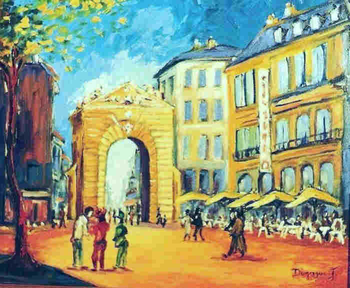 La porte Dijeaux &agrave; Bordeaux par Jacky Dumergue