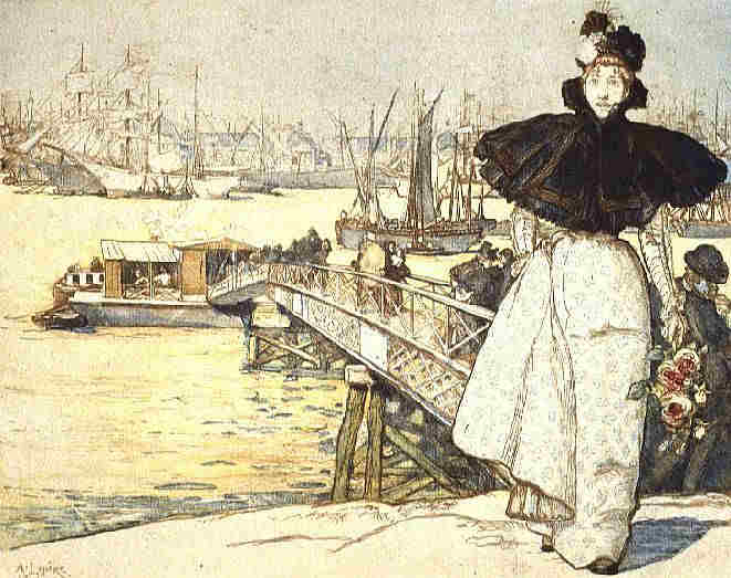 D&eacute;barcad&egrave;re &agrave; Bordeaux par Auguste Lep&egrave;re