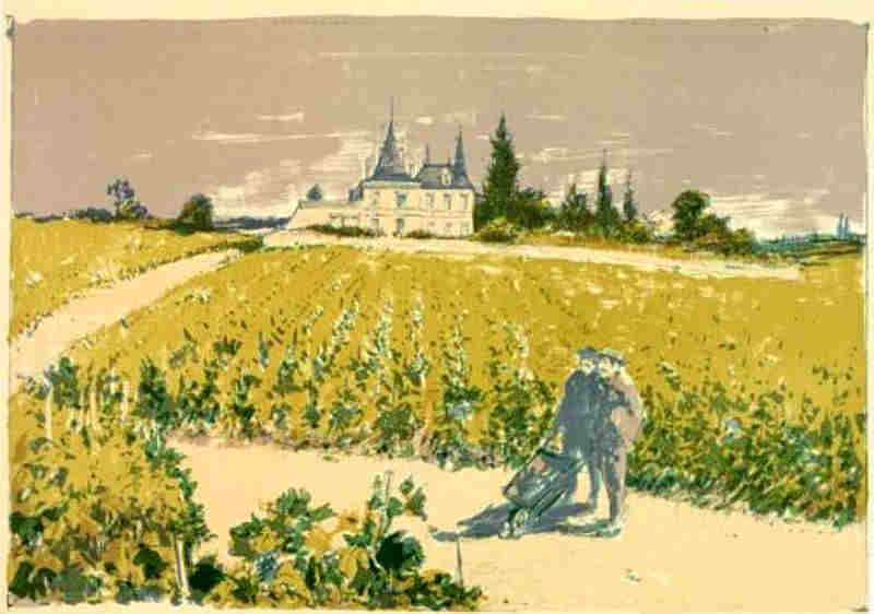 Chateau Ausone  par Charles Mozley