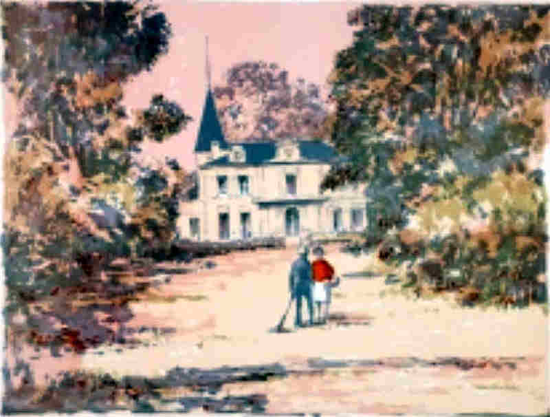 Chateau Cheval Blanc  by  Charles Mozley