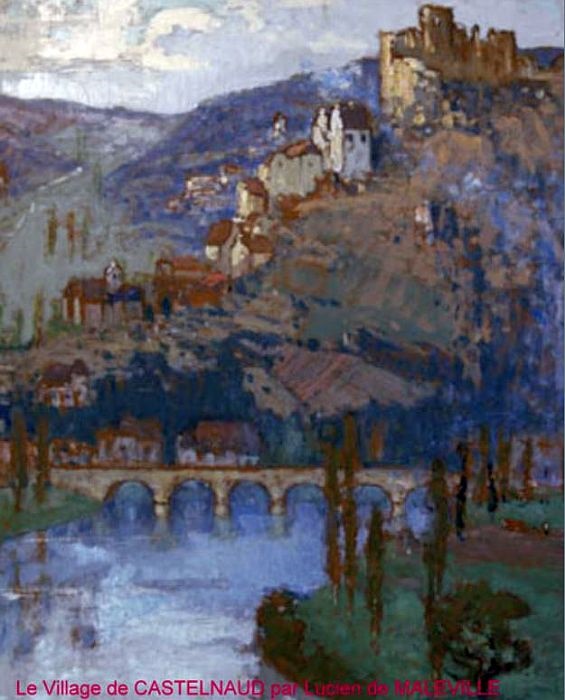 Village de Castelnaud par Lucien de Maleville