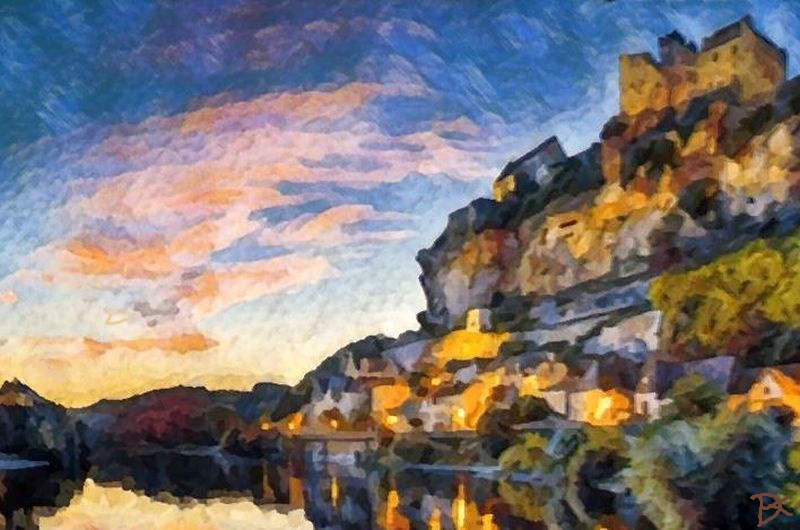 Reflets de Beynac-Cazenac par Dan Kopel