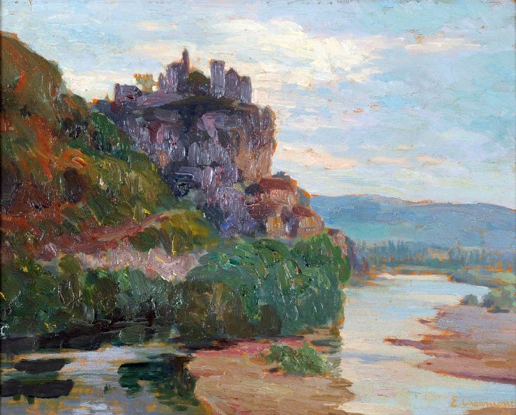 La Dordogne &agrave; Beynac par Emile Chaumont