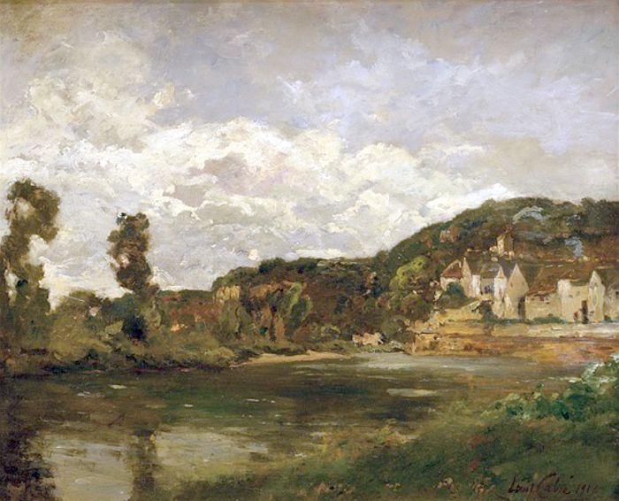 Dordogne &agrave; Beynac par Louis Alexandre Cabi&eacute;