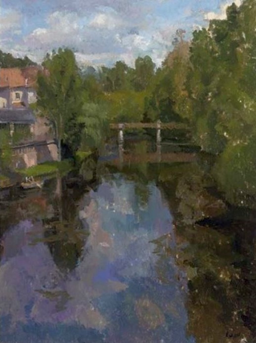 The Dronne at Brant&ocirc;me by peter Kuhfeld
