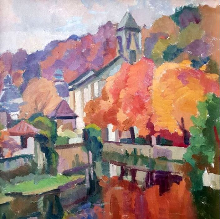 Eglise de Brant&ocirc;me par Sydney Lough Thompson