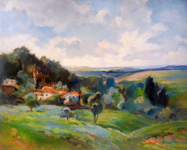 Ferme en P&eacute;rigord par Georges DArnet