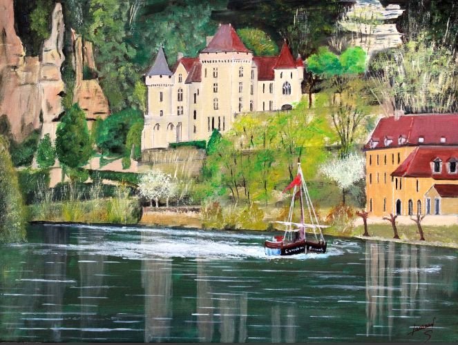 La Roque-Gageac par  Jean Parraud