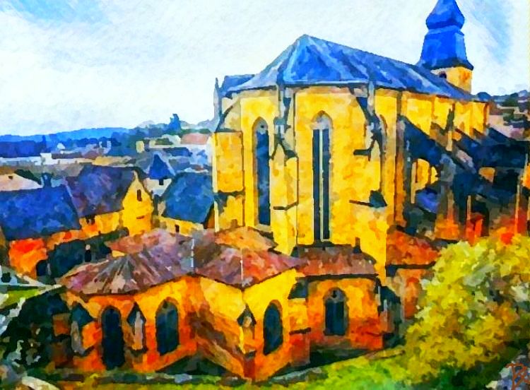 Cath&eacute;drale de Sarlat par Dan Kopel
