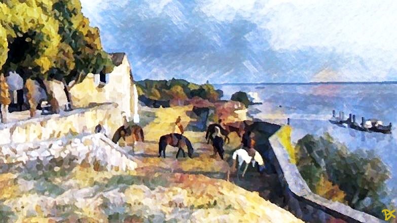 Cavaliers &agrave; Blaye par Dan Kopel