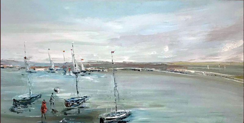 Cap Ferret mar&eacute;e basse par Sophie Petetin