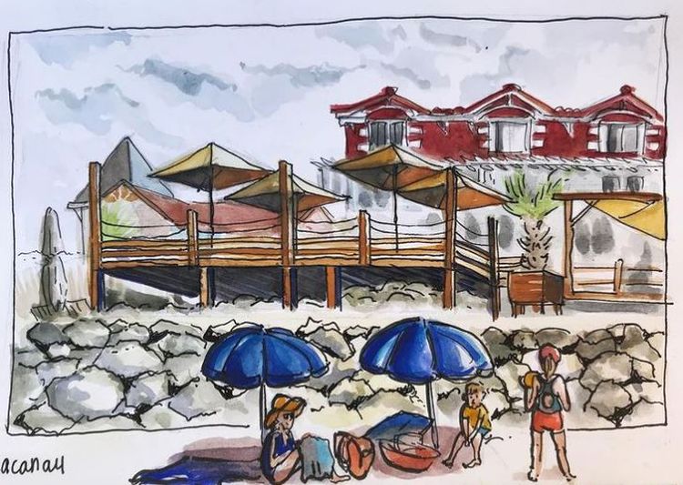 Lacanau Oc&eacute;an  by Lilian Leahy