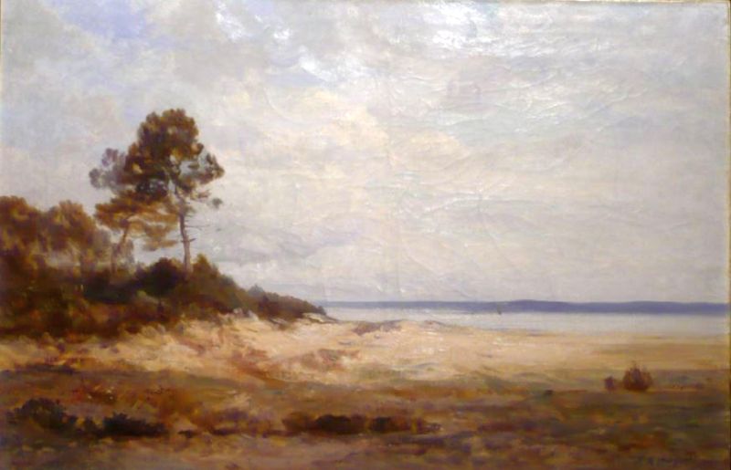 Paysage Lacanau  par Louis Augustin Auguin