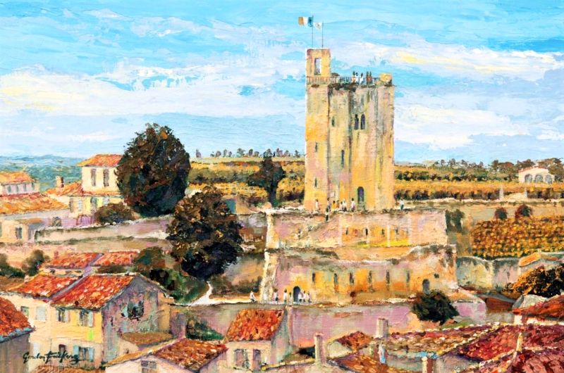 King's tower in St-Emilion by Gordon Frickers
