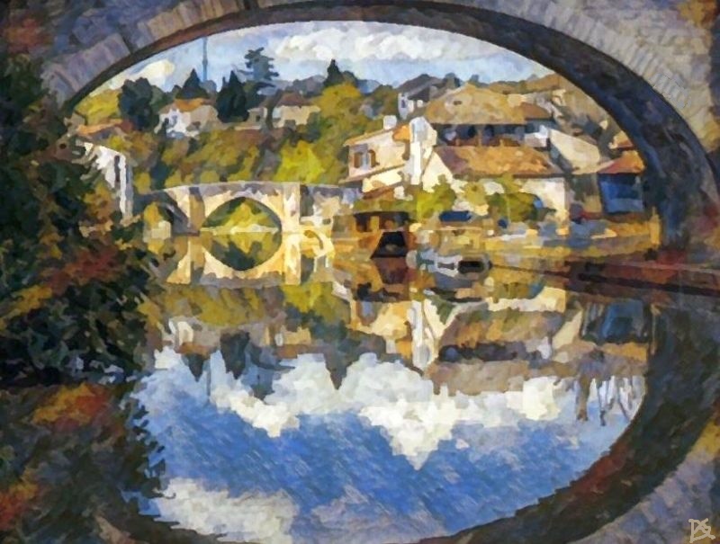 Vieux pont N&eacute;rac par Dan Kopel