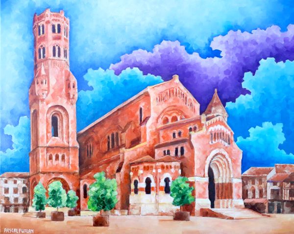 &eacute;glise sainte-Catherine Villeneuve sur Lot par Pascal Furlan