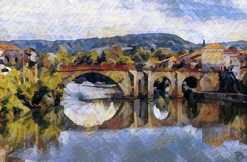 Pont Villeneuve-sur-Lot par Dan Kopel