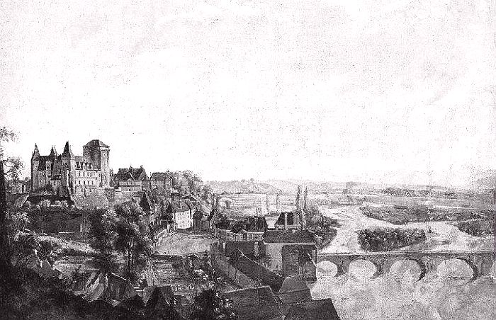 Vue de Pau par jean-Baptiste Butay