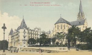 h&ocirc;tel Gassion et abside de st Martin