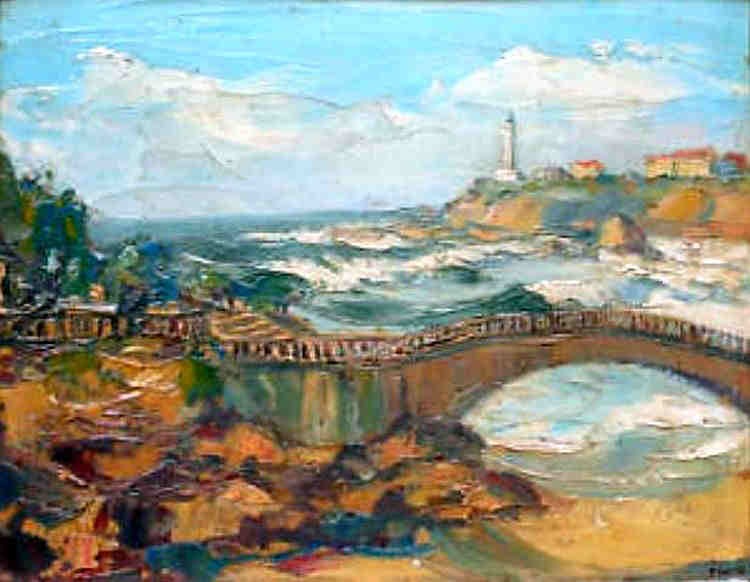 La cote basque par Jivanovitch