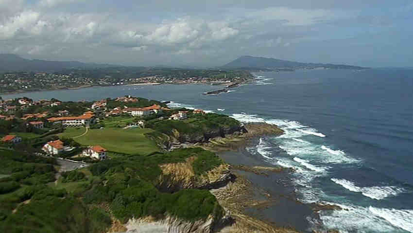 Paysage de la c&ocirc;te basque
