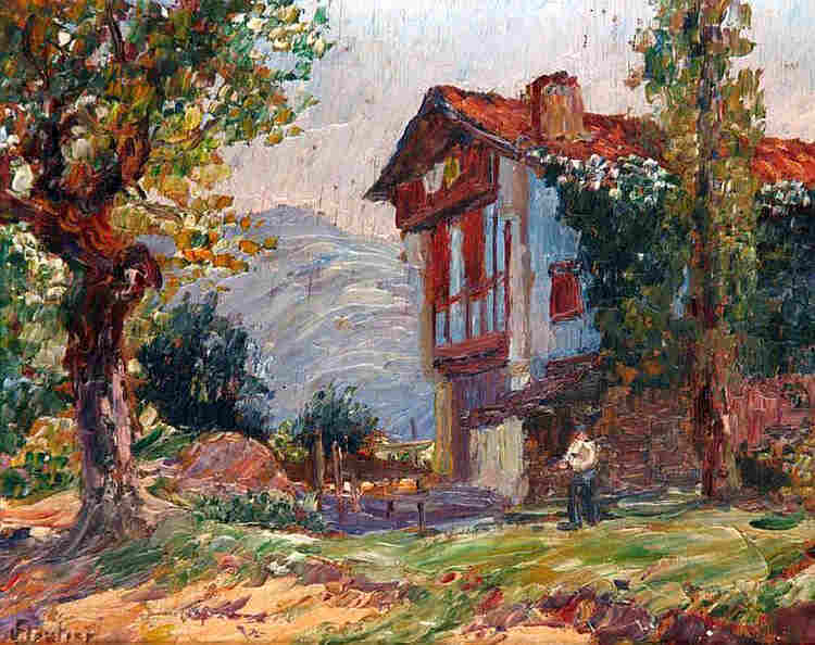 Maison basque par Louis Benjamin Floutier