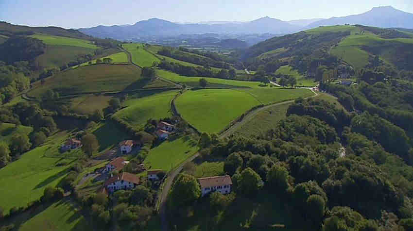 Paysage du pays basque