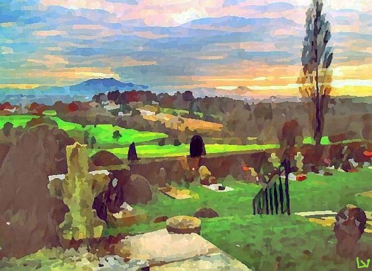 Cimetiere d'Arcangues par Laura Voolu