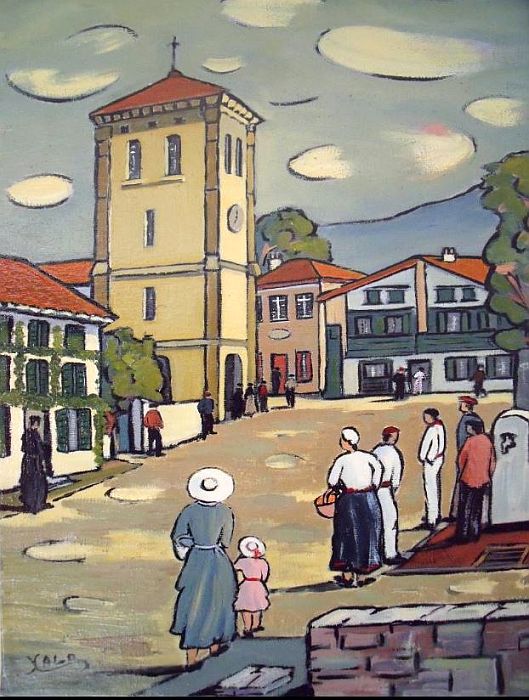 Lavoir &agrave; Ascain par Xalo