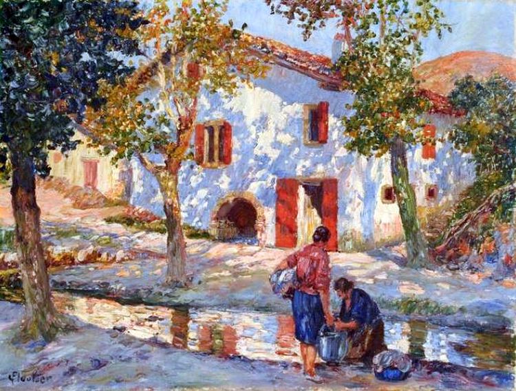 Moulin Chourio &agrave; Ascain par Louis Floutier