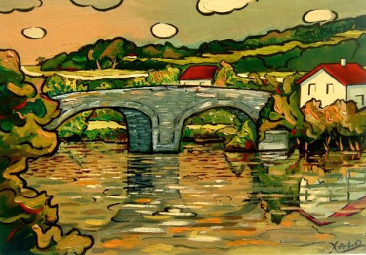 Ascain, pont romain par Xalo