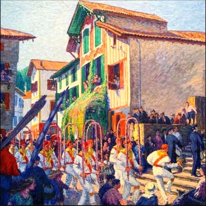 Paysage basque par Joseph Inguimberty.