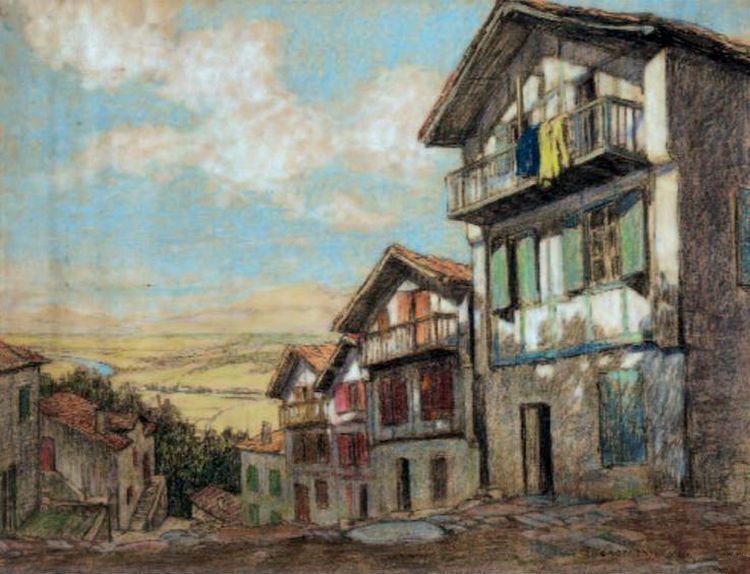 Lavoir &agrave; Ascain par Xalo